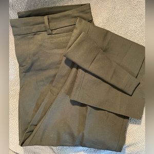 Green dress pants